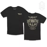 Blandwire T-Shirt BSA Gold Star black streetwear | kaos motor