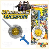 Mainan Tameng Pedang Pedangan Mainan Anak Shield Sword Warriors Set