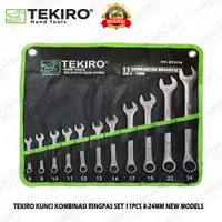 Tekiro 11Pcs Kunci Ringpas Ring Pas Set Lengkap Isi 8Mm - 24Mm 