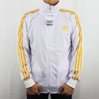 JAKET ADIDAS FIREBIRD PUTIH LIST EMAS - JAKET TRAINING - SWEATER PRIA