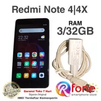 Xiaomi Redmi Note 4 [ 3/32GB ] Original Garansi | Redmi Note 4x Second
