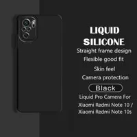 CASE XIOMI REDMI NOTE 10 / REDMI NOTE 10S CASING COVER HITAM