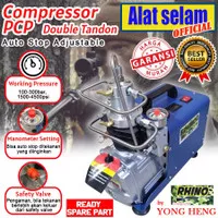Mini Compressor Kompresor Pompa PCP Senapan Rhino Auto Stop Adjustable