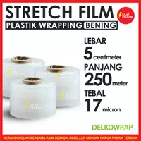 Stretch Film Bening / Plastik Wrapping Plastic Wrap 5CM X 250M SATUAN