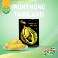 Durian Monthong Thailand / Buah Duren Montong Kupas 450 gram