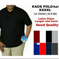 KAOS POLO SUPER JUMBO XXXXL - POLO SHIRT BIGSIZE 4XL - KAOS PRIA JUMBO