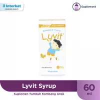 Lyvit Syrup 60ml - Suplemen Tumbuh Kembang Anak