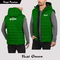 Rompi Gojek Terbaru 2023 Jaket Rompi Kupluk Ojek Oline Gojek Bordir