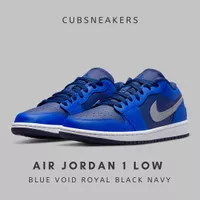 AIR JORDAN 1 LOW BLUE VOID ROYAL BLACK NAVY (WMNS MID HIGH UNIVERSITY