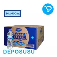 AQUA Air Mineral Botol 1 Box 1 Karton 24 x 600ml