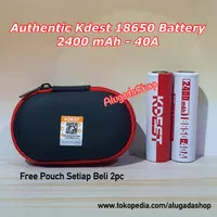 Authentic KDEST 18650 Battery - 2400 mAh - 40A