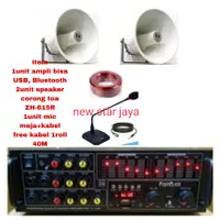 Paket sound system Sekolah, musholla dll Speaker corong toa 2buah