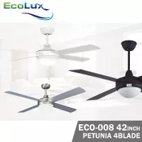 Kipas Angin Lampu Gantung / kipas lampu Ecolux tipe Eco-008 PETUNIA