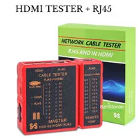 CABLE TESTER RJ45 + HDMI / HDMI TESTER RJ45 / LAN TESTER / HDMI RJ45