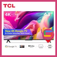TCL 43A28 Google Tv 43 inch Uhd Smart 4k