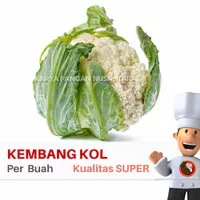 BROKOLI PUTIH SEGAR BROKOLI PUTIH BATANG KEMBANG KOL PER PCS BUAH