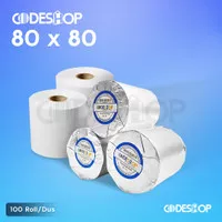 KERTAS THERMAL 80 X 80 MM CODESHOP ROLL KERTAS KASIR THERMAL EPSON