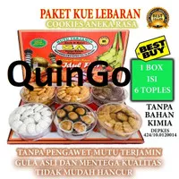 Paket Hampers Idul Fitri Kue Kering Lebaran Parcel SA isi 6 Makanan