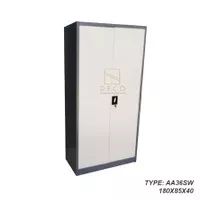 Filing Cabinet Besi Lemari Arsip Kantor 2 Pintu Full Plat-Oddey 2PLSW