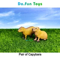 Capybara Animal Figure / Miniatur Mainan Binatang Kapibara