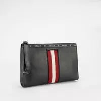 Blly SS23 Haig Leather Clutch Black/Red (26 x 18 x 5)