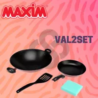 Maxim Valentino Set Wajan dan Teflon