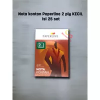 Buku nota Paperline 2 ply KECIL Buku nota kontan 2 rangkap nota NCR