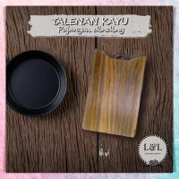 Talenan Kayu Pinus Dengan Tambang Premium Food Grade Hiasan Dinding