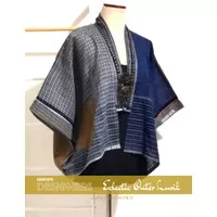 Outer Batik Wanita Kinario Outer Kimono Lurik Pedan Mancawarna