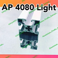 Aluminium profile extrusion frame 4080 LIGHT harga per CM