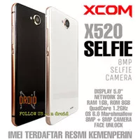 XCOM X520 selfie Android 5" Ram 1Gb Rom 8Gb