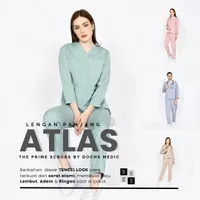 ATLAS Scrubs / Baju OK / Baju Jaga Lengan Panjang