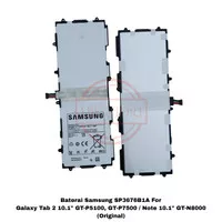 Batre Batere Battery Samsung Galaxy Tab 2 10.1" P5100 P7500 N8000 ORI