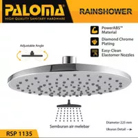 RSP 1135 ukuran 22 cm RAIN SHOWER Paloma AIR-INJECTION Round White