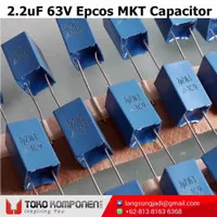 2.2uF 50V Siemens Epcos MKT capacitor - 2,2uF gainclone LM1875 LM3886