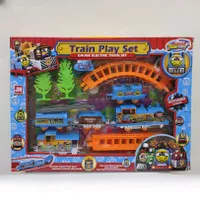 TRAIN MAN - TRAIN PLAY SET rel kereta api track car hadiah anak laki