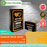 Sabun Gatal Kulit DUA HATI - Sabun Sulfur AKUI Original 100% BPOM