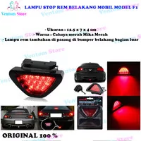 Brake Lamp Red Lampu Stop Rem Belakang Segitiga mobil Model F1