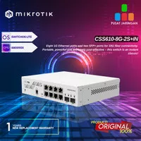 Mikrotik CSS610-8G-2S+IN Cloud Smart Switch 8-port Gigabit 2 SFP+ 10Gb