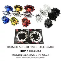 Tromol SET CRF 150 + Disc Brake 36 Hole DOUBLE BEARING CRF