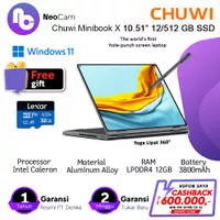Chuwi MINIBOOK X 10.8 Inch 12/512GB SSD Laptop Mini Yoga 2K