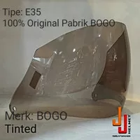 Kaca Helm E35 GM Evo Merk Bogo (100% Ori Pabrik Bogo)