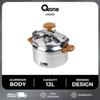 Oxone OX2012 Presto Panci Daging Alumunium Pressure Cooker 12 Liter