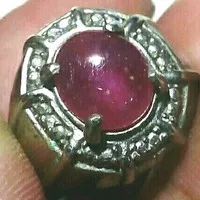 Big Size Cincin Batu Mulia Natural Ruby Asli Alam Mulus Full Luster