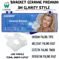 Ceramic Bracket Behel Ceramic Behel Transparan 