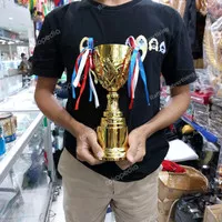 trophy/piala metal cup terbuka, import tinggi 30cm