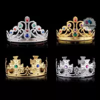 Mahkota Pesta / Ratu, Crown Party King / Queen ( Gold & Silver)