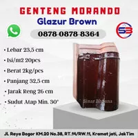 Genteng Morando Glazur Brown