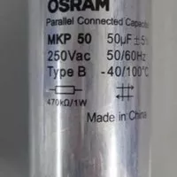 Capacitor capasitor kapasitor lampu 1000w 50 uf mf 250VAC OSRAM