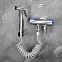 Jet Shower Cebok Jet Washer 04 Spray Bidet Shower Toilet Set Kran air 